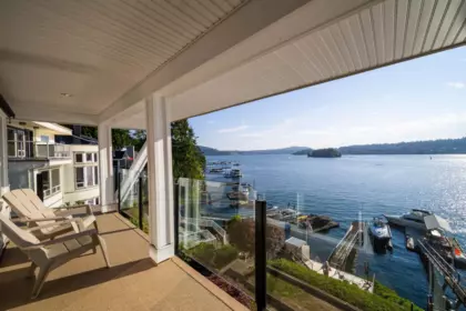 Outdoor Deck Photo of 4695 Belcarra Bay Road, Belcarra, BC