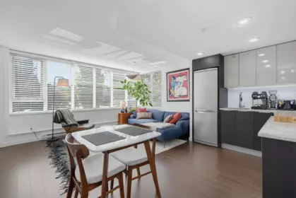 Kitchen Island Photo of 211 445 W 2nd Avenue, Vancouver, BC