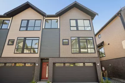 Exterior Rear Photo of 45 4337 Boundary Road, Richmond, BC