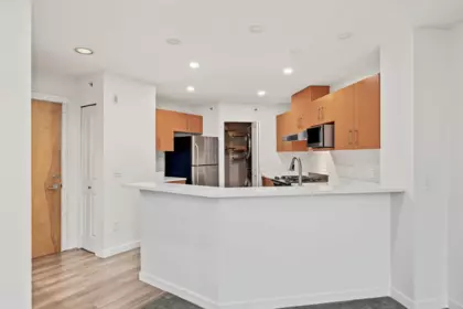 Kitchen Island Photo of 403 500 Klahanie Drive, Port Moody, BC