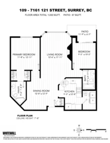 Living Room Photo of 109 7161 121 Street, Surrey, BC