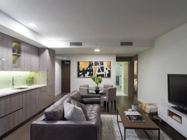 Living Room Photo of 306 89 Nelson Street, Vancouver, BC