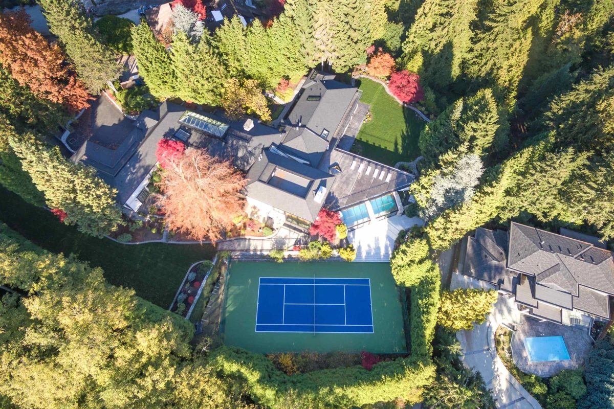 Exterior Rear Photo of 1243 Chartwell Place, West Vancouver, BC