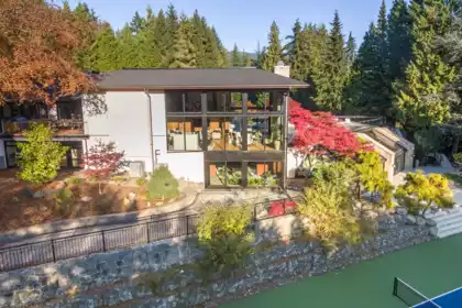 Exterior Rear Photo of 1243 Chartwell Place, West Vancouver, BC