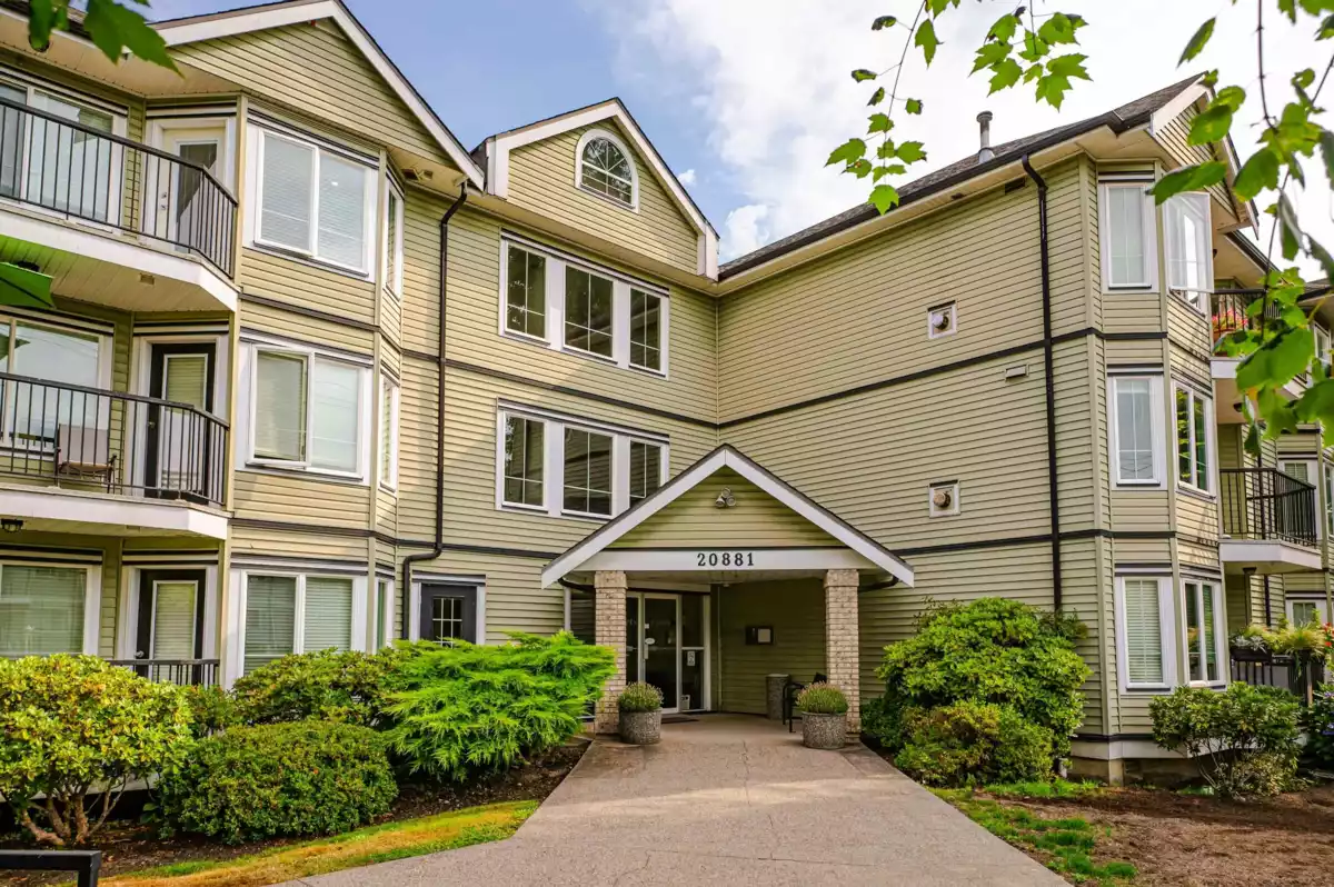 Exterior Rear Photo of 302 20881 56 Avenue, Langley, BC