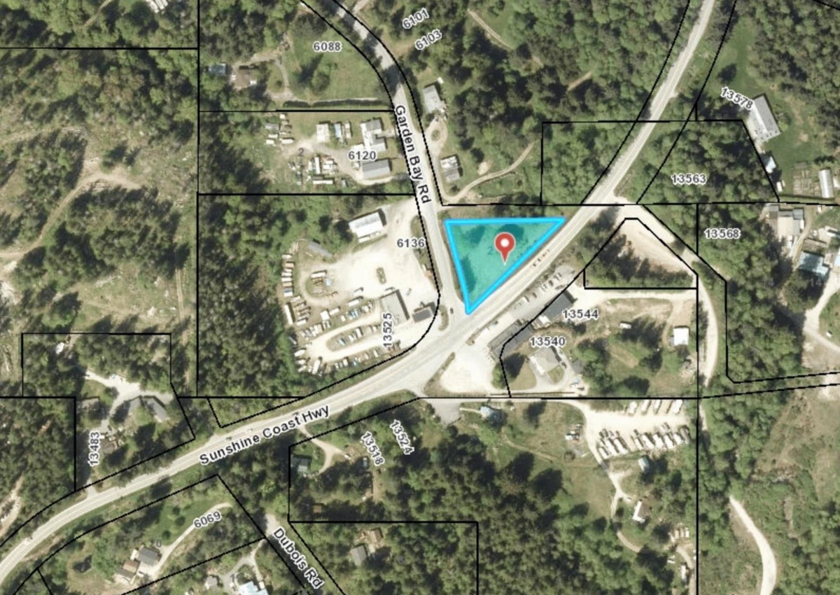 Exterior Front Photo of Lot 2 Garden Bay Road, Pender Harbour, BC