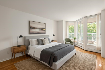 Bedroom 3 Photo of 601 518 Moberly Road, Vancouver, BC