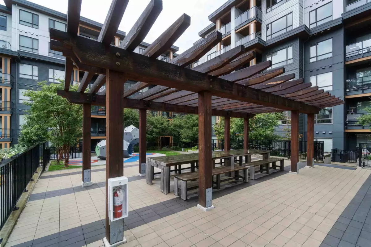 Backyard Photo of 101 721 Anskar Court, Coquitlam, BC