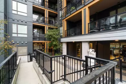 Outdoor Deck Photo of 101 721 Anskar Court, Coquitlam, BC