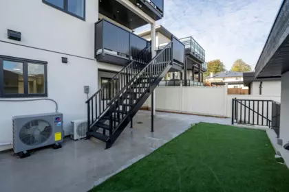 Aerial View of 5685 Laurel Street, Burnaby, BC