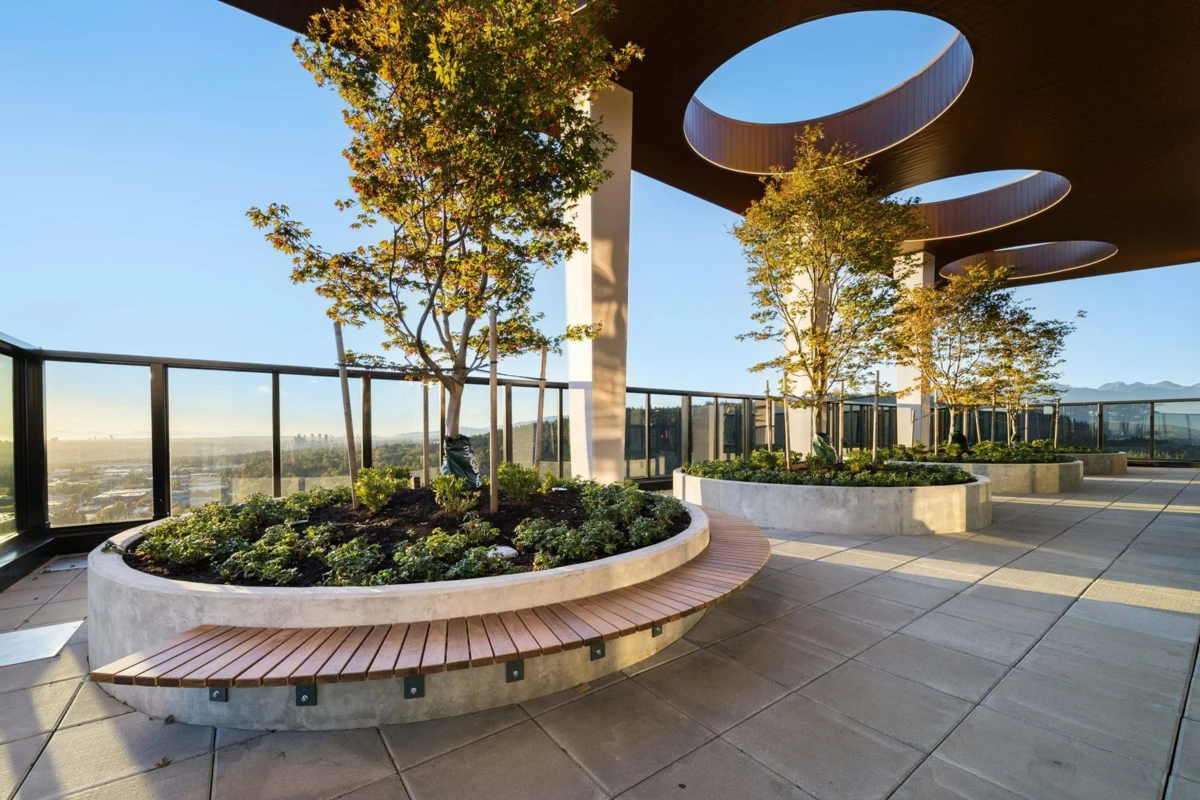 Backyard Photo of 3901 720 Farrow Street, Coquitlam, BC