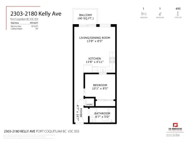 Garage Interior Photo of 2303 2180 Kelly Avenue, Port Coquitlam, BC