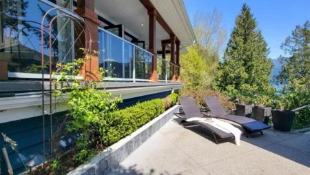 Aerial View of 5125 Indian River Drive, North Vancouver, BC