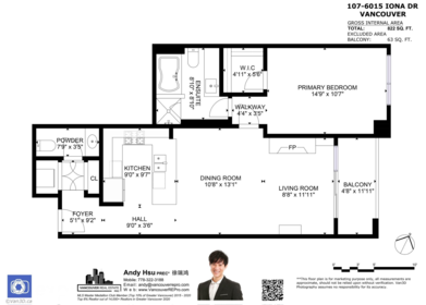 107 6015 Iona Drive, Vancouver, BC, Vancouver — Apartment/Condo for sale