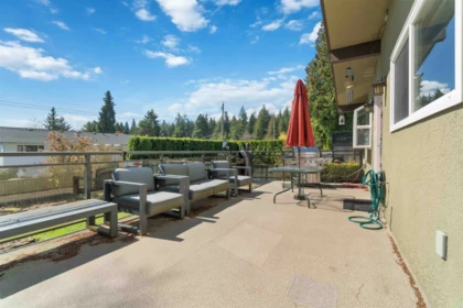 Aerial View of 595 Garrow Drive, Port Moody, BC