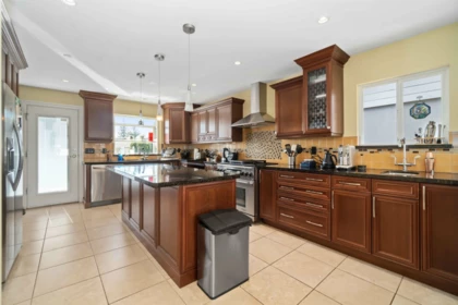 Kitchen Island Photo of 595 Garrow Drive, Port Moody, BC