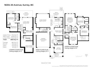 Front Yard Photo of 16334 25 Avenue, Surrey, BC