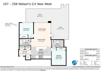 Hallway Photo of 107 258 Nelson's Court, New Westminster, BC