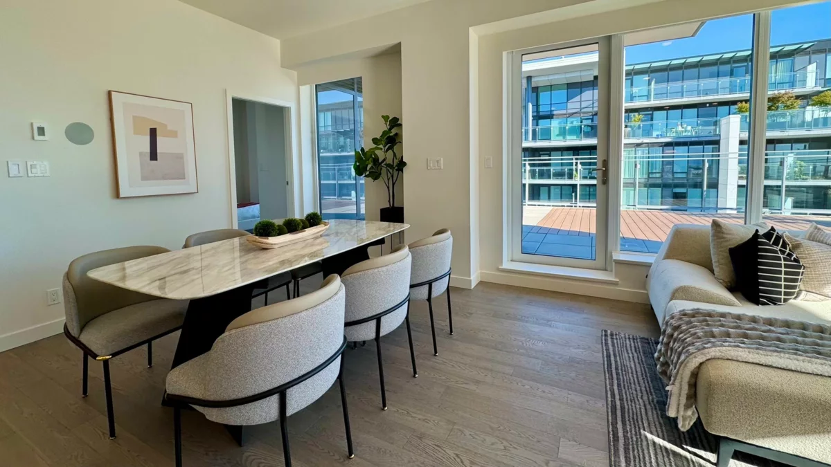 Dining Area Photo of 1105 6833 Pearson Way, Richmond, BC