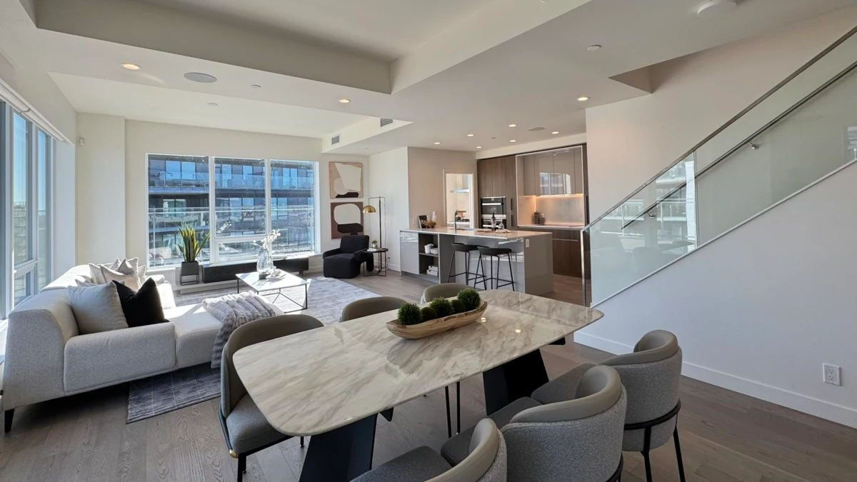 Living Room Photo of 1105 6833 Pearson Way, Richmond, BC