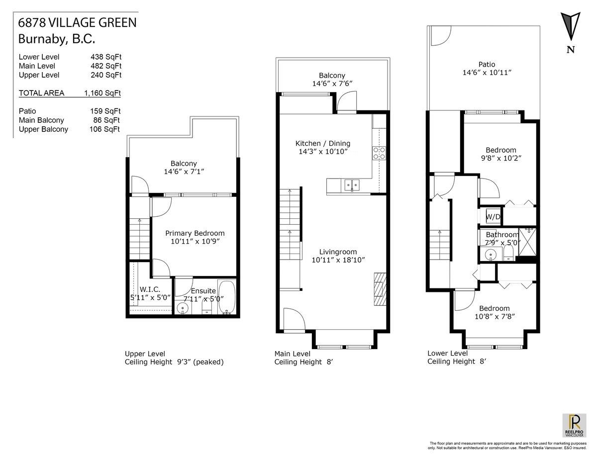 Living Room Photo of 6878 Village Green, Burnaby, BC