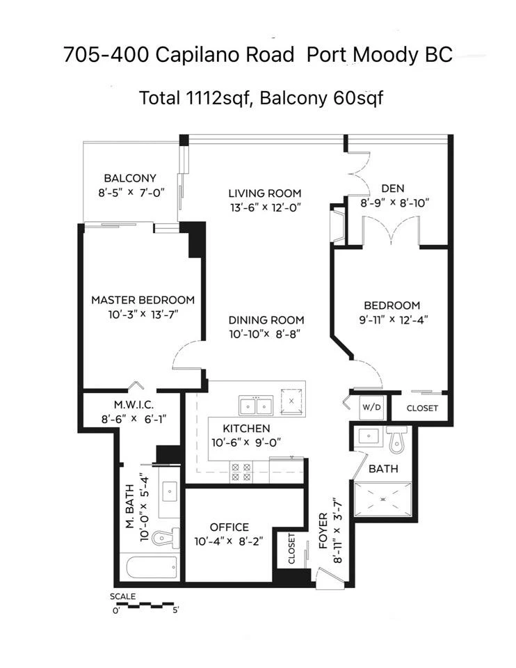 Walk-In Closet Photo of 705 400 Capilano Road, Port Moody, BC