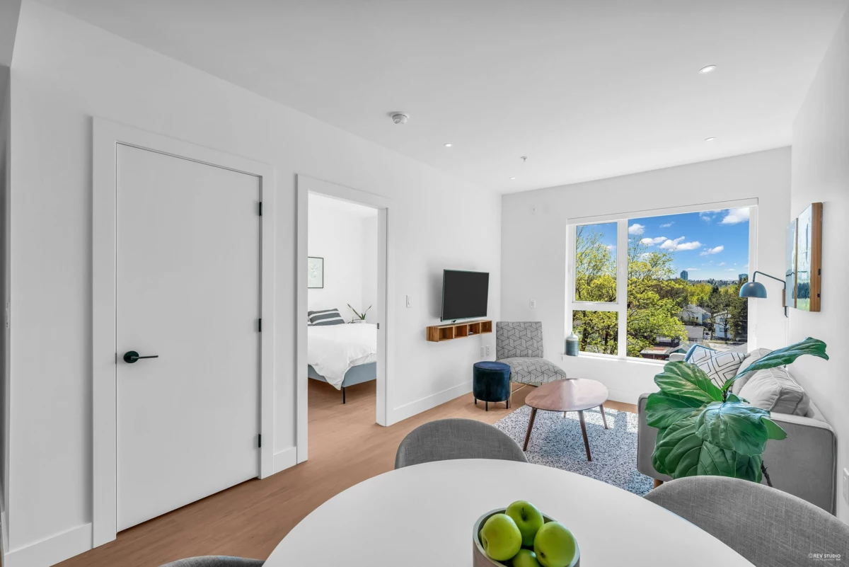 Living Room Photo of 506 2235 E Broadway, Vancouver, BC