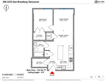 Mudroom Photo of 506 2235 E Broadway, Vancouver, BC