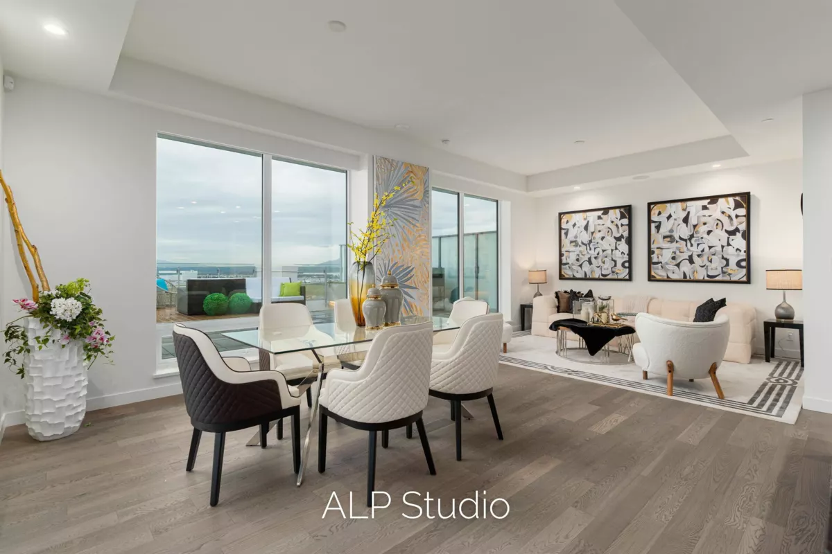 Dining Area Photo of 1201 6811 Pearson Way, Richmond, BC