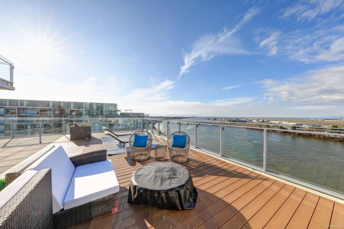 Living Room Photo of 1201 6811 Pearson Way, Richmond, BC