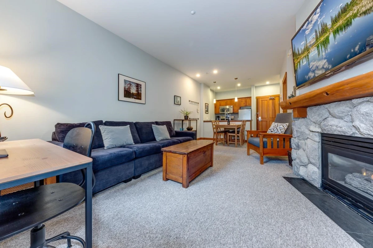 Family Room Photo of 222 4660 Blackcomb Way, Whistler, BC