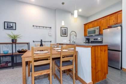 Kitchen Island Photo of 222 4660 Blackcomb Way, Whistler, BC