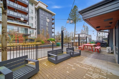 Aerial View of 206 708 Lea Avenue, Coquitlam, BC