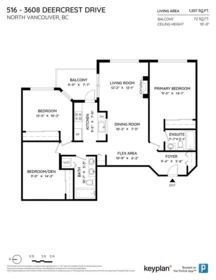516 3608 Deercrest Drive, North Vancouver, BC, North Vancouver — Apartment/Condo for sale