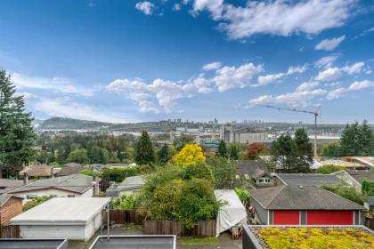 Aerial View of 971 Adderley Street, North Vancouver, BC