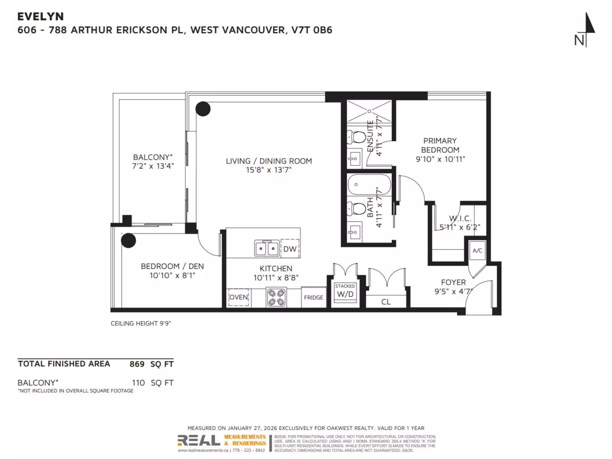 Living Room Photo of 606 788 Arthur Erickson Place, West Vancouver, BC