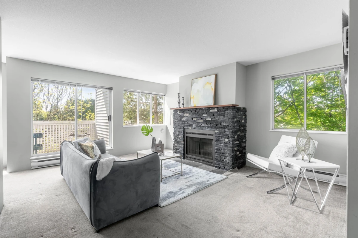 Family Room Photo of 306 7431 Blundell Road, Richmond, BC