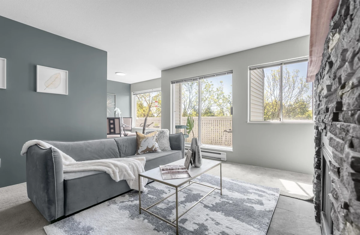 Living Room Photo of 306 7431 Blundell Road, Richmond, BC