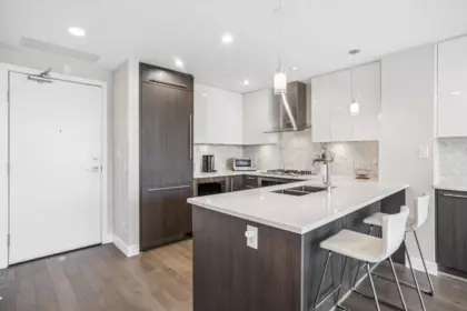 Kitchen Island Photo of 504 655 W 41st Avenue, Vancouver, BC