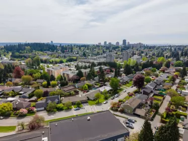 Aerial View of 66 Courtney Crescent, New Westminster, BC