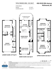 Garage Interior Photo of 32 9133 Sills Avenue, Richmond, BC