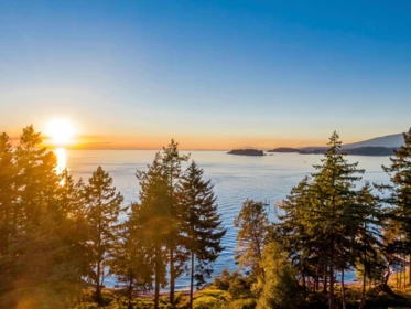 Aerial View of 1840 Lighthouse Lane, Bowen Island, BC