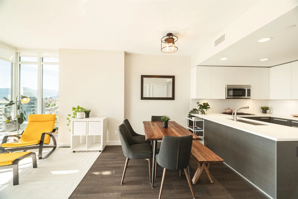 Dining Area Photo of 2601 2008 Rosser Avenue, Burnaby, BC