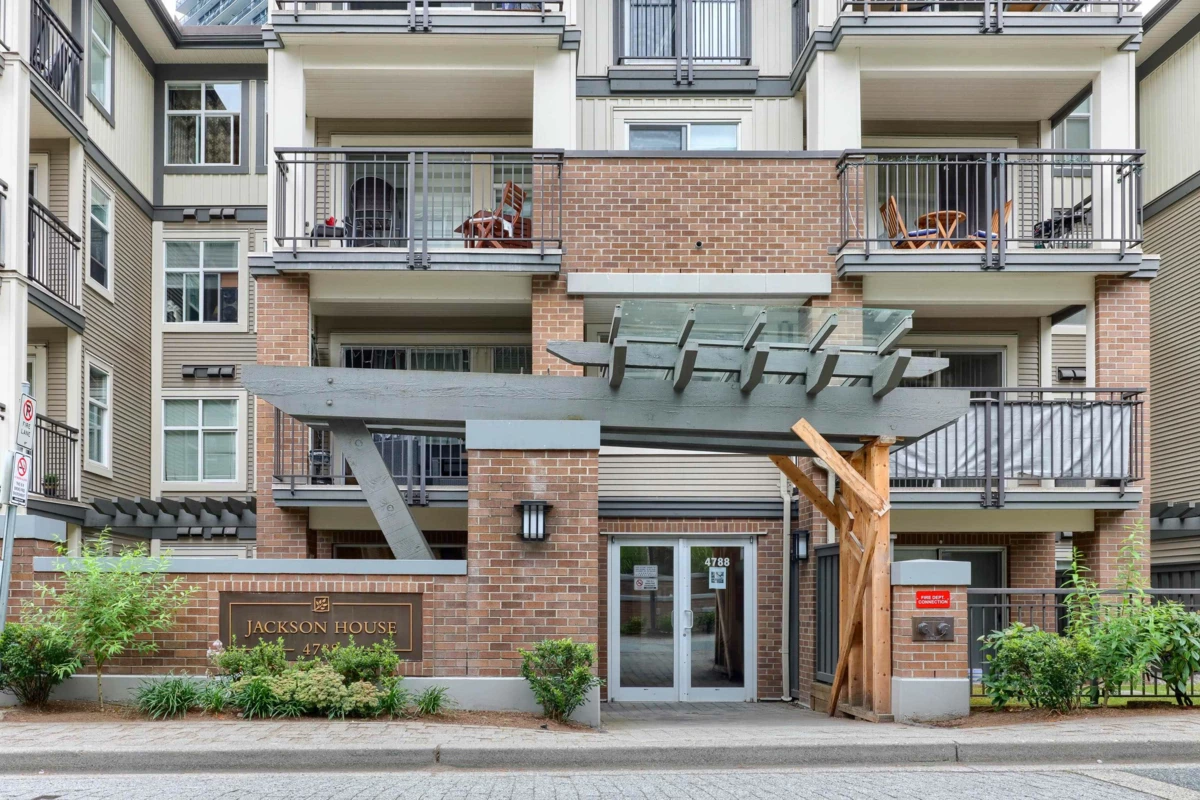 Exterior Rear Photo of 201 4788 Brentwood Drive, Burnaby, BC