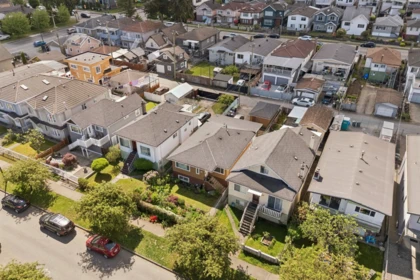 Aerial View of 2248 Mannering Avenue, Vancouver, BC