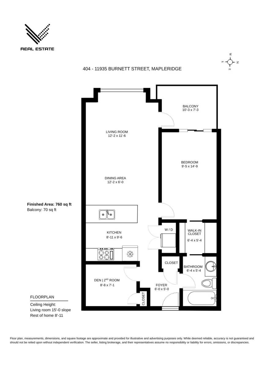 Exterior Rear Photo of 404 11935 Burnett Street, Maple Ridge, BC