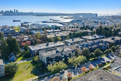 Aerial View of 207 235 W 4th Street, North Vancouver, BC
