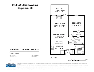 Laundry Room Photo of 414 1591 Booth Avenue, Coquitlam, BC