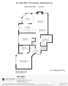 Entry Foyer Photo of 201 1099 W 71st Avenue, Vancouver, BC