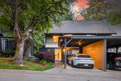 Aerial View of 8218 Forest Grove Drive, Burnaby, BC